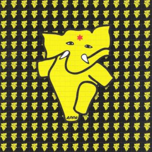 Appa The Dancing Elephant, high steppin' into blotter art!