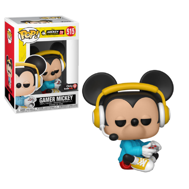 Funko Pop Disney Mickeys 90th Gamer Mickey Sitting Gamestop