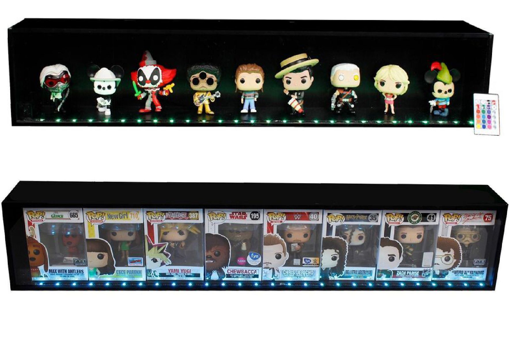 led funko pop case