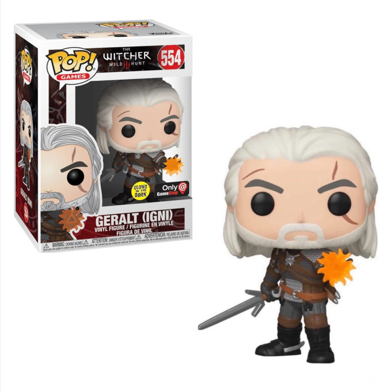 geralt and roach funko