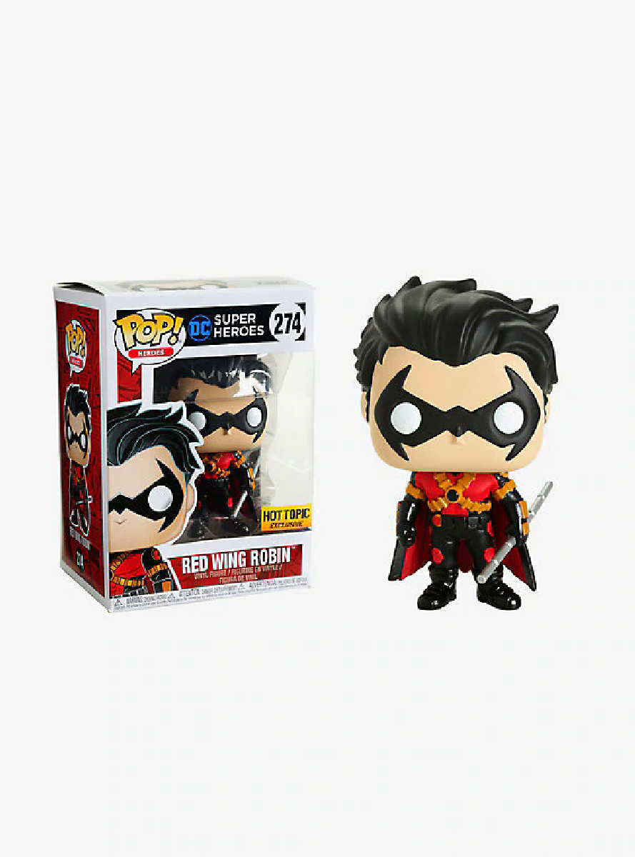 Funko POP! DC Super Heroes RED WING ROBIN Hot Topic Exclusive #274 - Shop  For Faves
