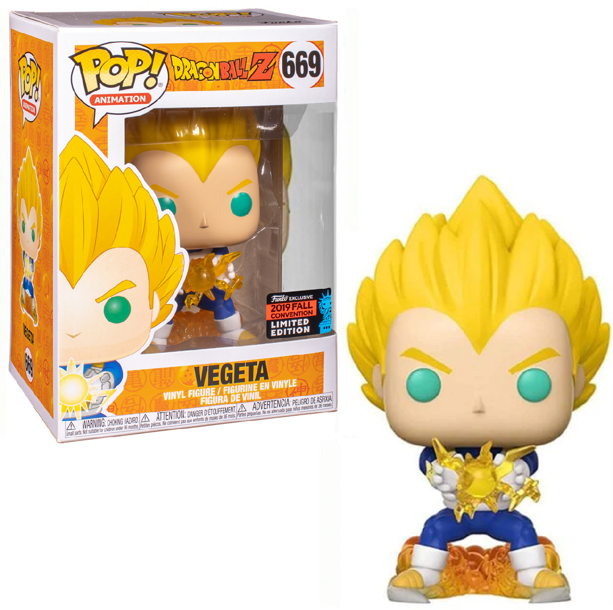 Funko POP! Dragon Ball Z - Vegeta Final Flash (2019 Fall Convention  Exclusive) #669 - Shop For Faves