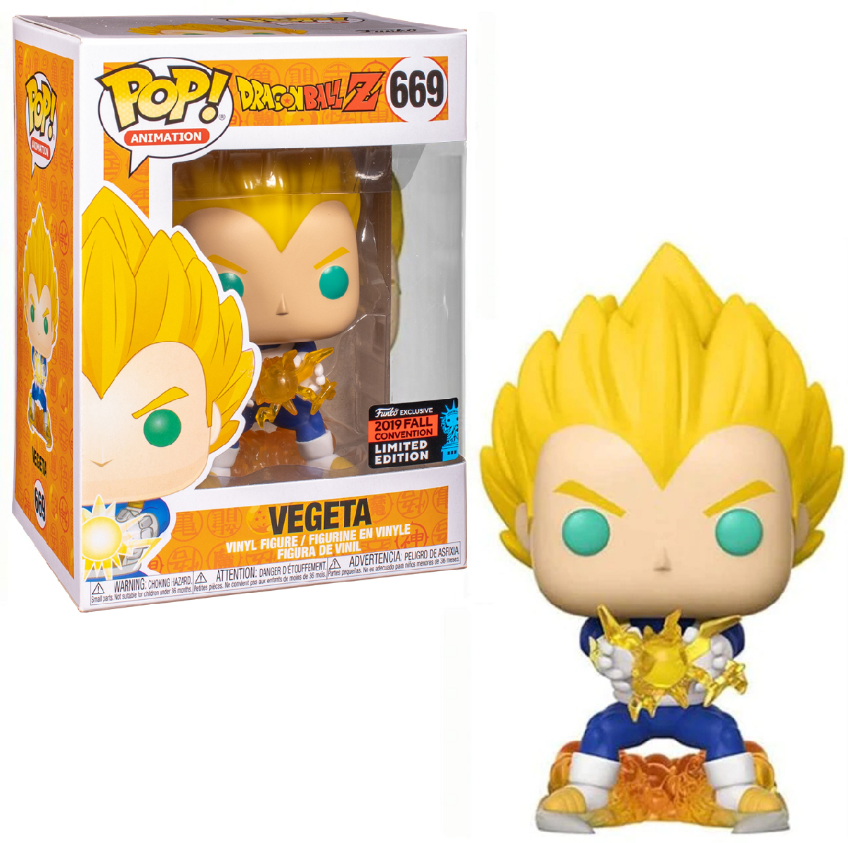 Funko Pop! Animation: Dragonball Z - Final Flash Vegeta, Fall Convention 