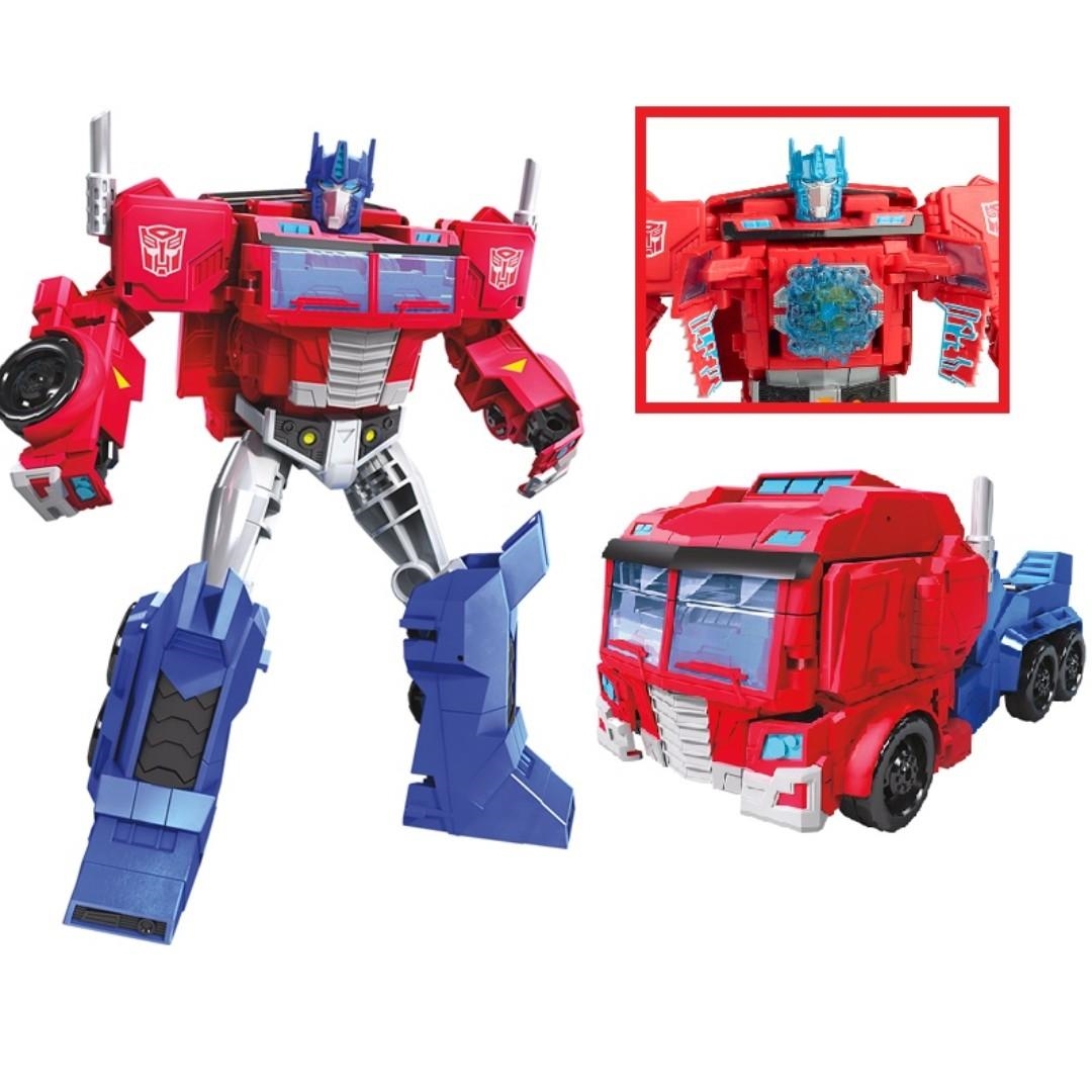 Transformers Prime Commander Optimus Prime Cyberverse Action Figure Toy 4