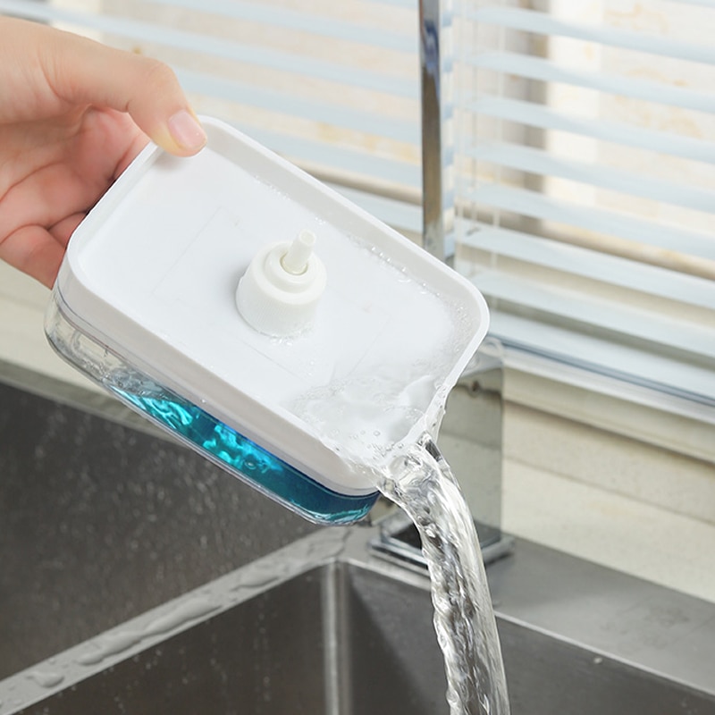 Soap Pump Dispenser and Sponge Holder Easy Upgraded Design 330ML - Shop For  Faves