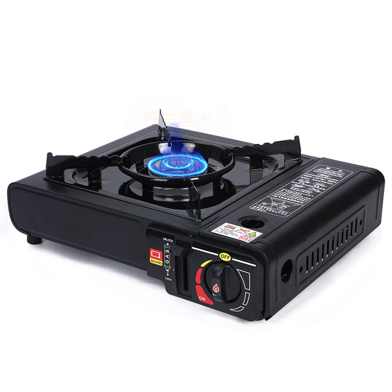 Outdoor Portable Foldable Gas Stove Dual Use Hiking Set Camping Stove  Equipment for Hiking Trekking Picnic Party