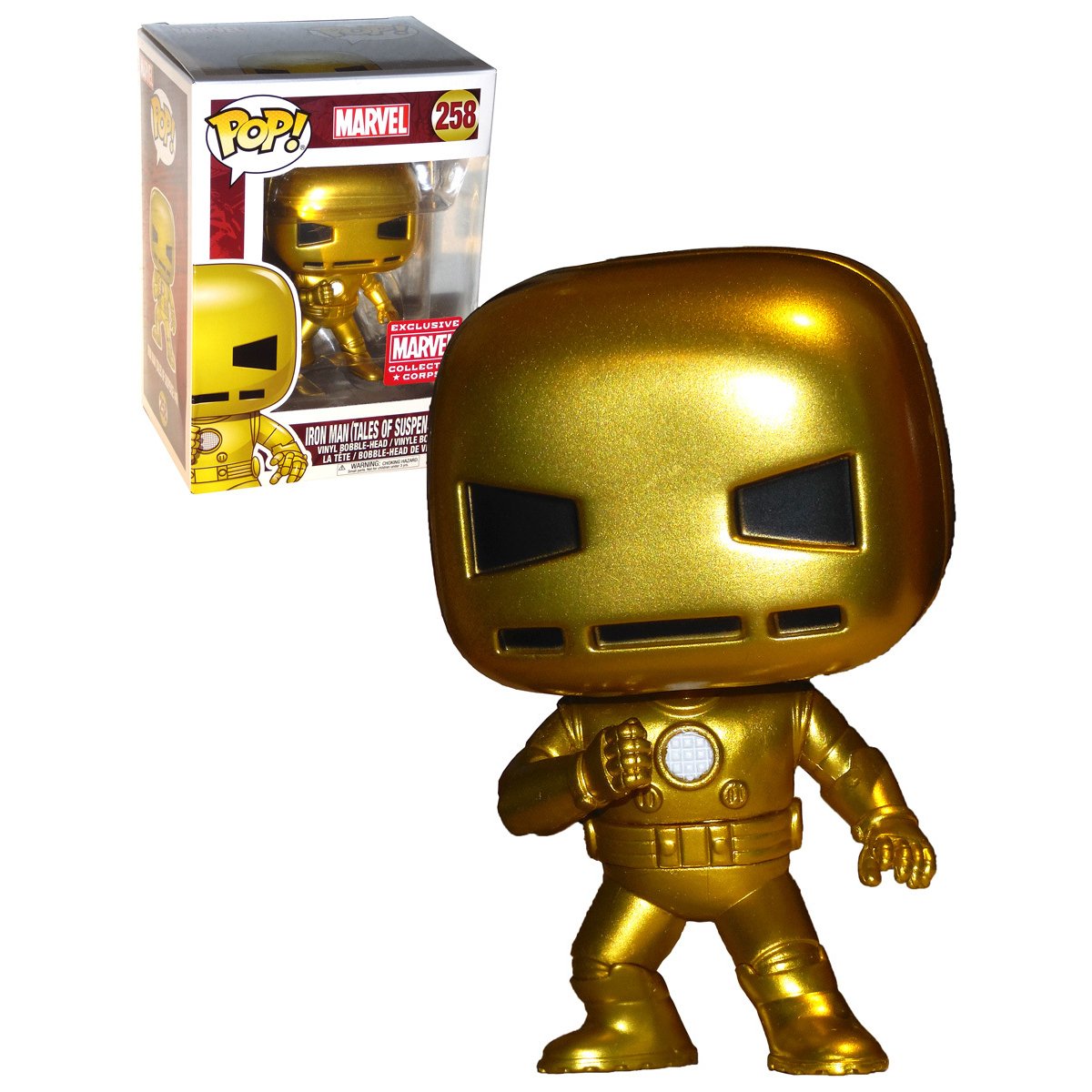 Funko Pop Iron Man Tales of Suspense #40 Gold Exclusive Marvel