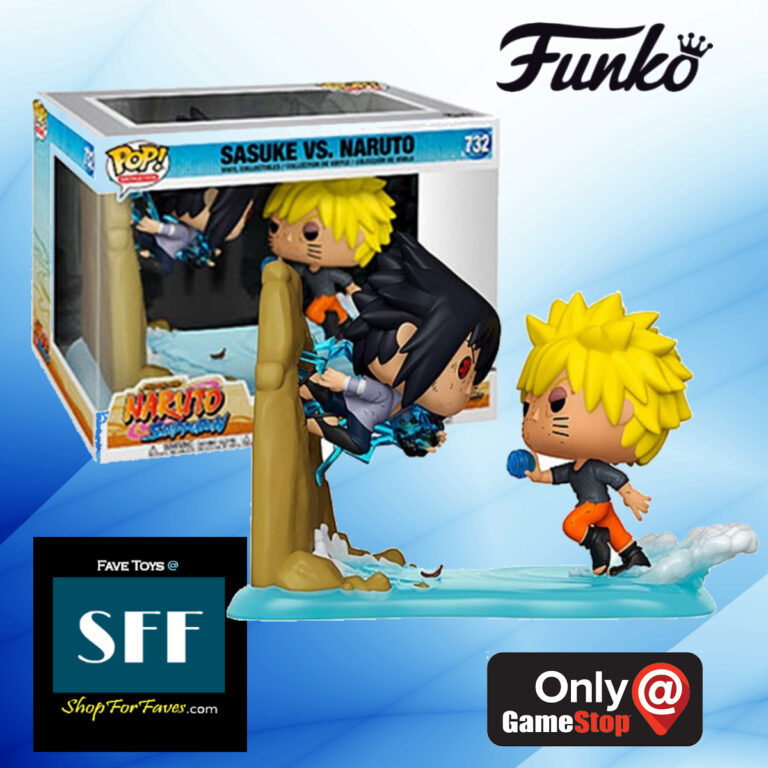 Funko Pop Naruto Shippuden Naruto vs Sasuke Gamestop Exclusive #732