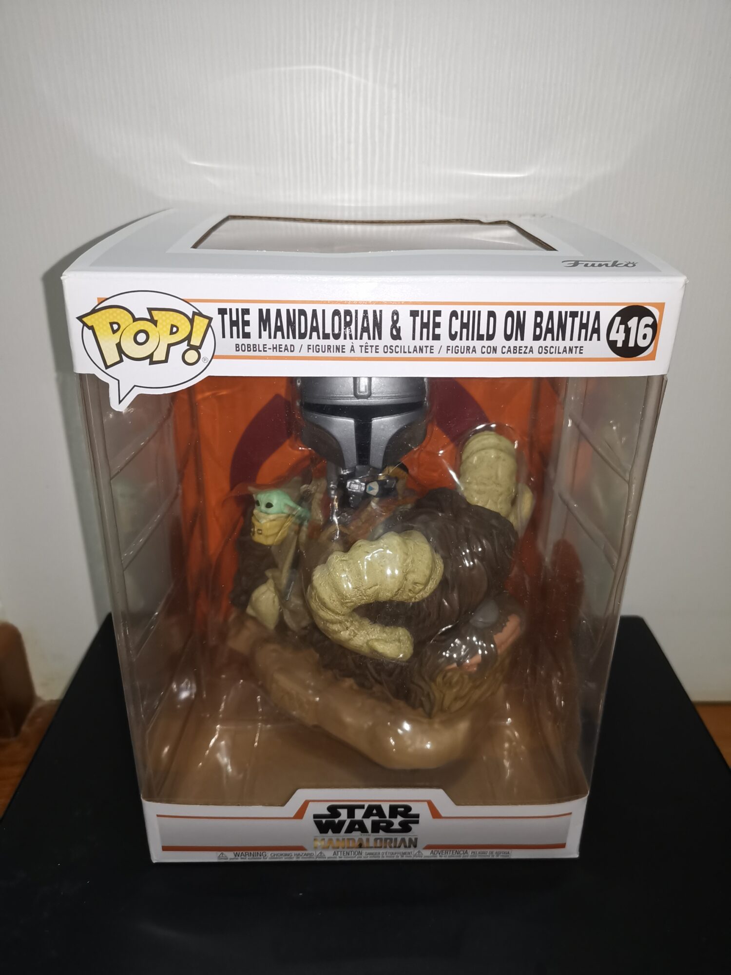  Funko Pop! Star Wars Moment: The Mandalorian - The Mandalorian  with The Child : Funko: Toys & Games