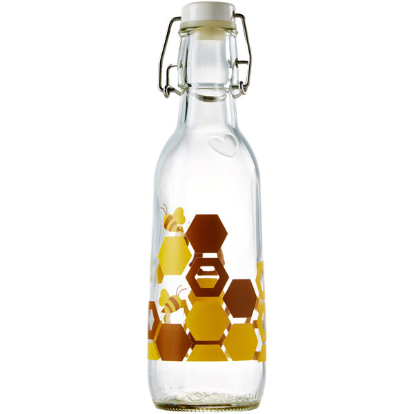 8c9fa8ba love bottle honey recycled glass water bottle