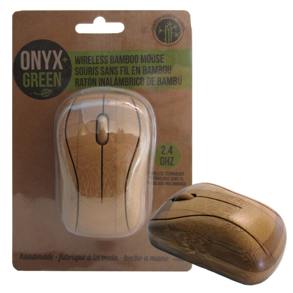 f2f9e761 onyx and green 2.4 ghz wireless bamboo mouse