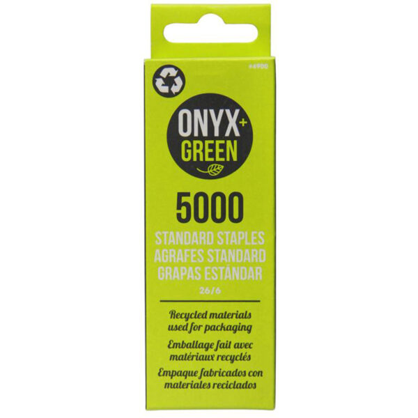 fb1e51dd onyx and green standard staples 5000 pack 1