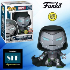 Funko Pop Marvel Infamous Iron Man Special Edition Glow In The Dark #677 Shop For Faves @ shopforfaves.com