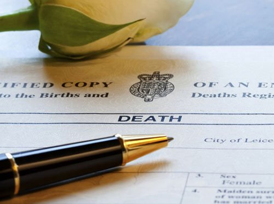 Registering a death 2 Registering a death