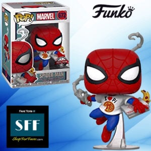 Funko Pop Marvel Spider-Man Delivering Pizza Special Edition #672 Shop For Faves @ shopforfaves.com