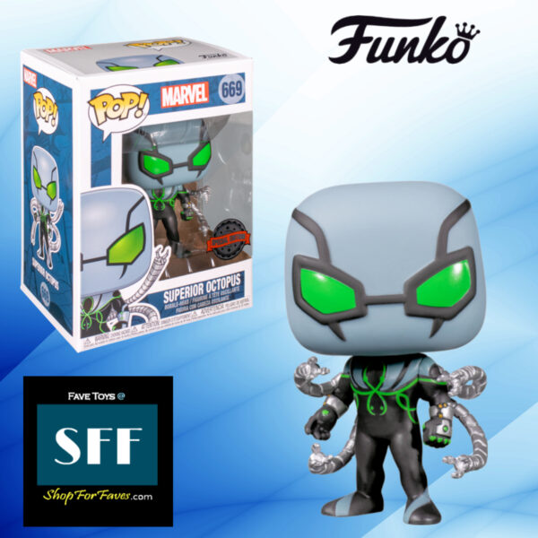 Funko Pop Marvel Superior Octopus Special Edition #669 Shop For Faves @ shopforfaves.com