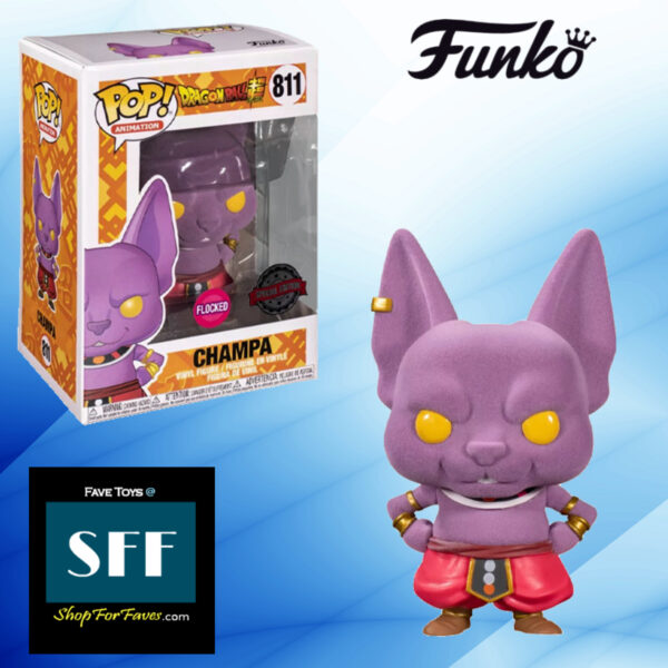 Funko Pop Animation Dragon Ball Z Champa Flocked Special Edition #811 Shop For Faves @ shopforfaves.com