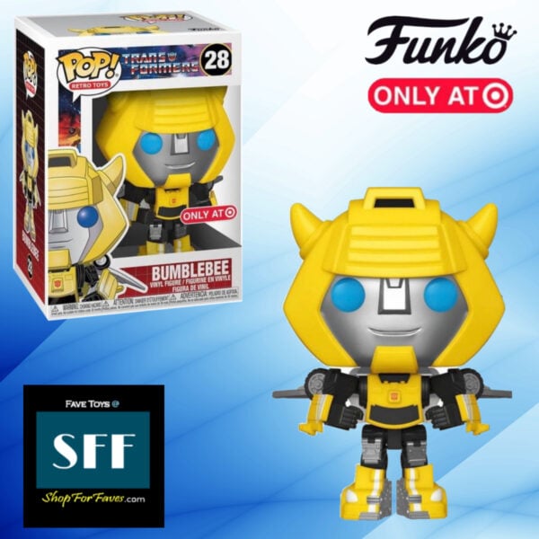 Funko Pop Retro Toys Transformers Bumblebee Target Exclusive #28 Shop For Faves @ shopforfaves.com