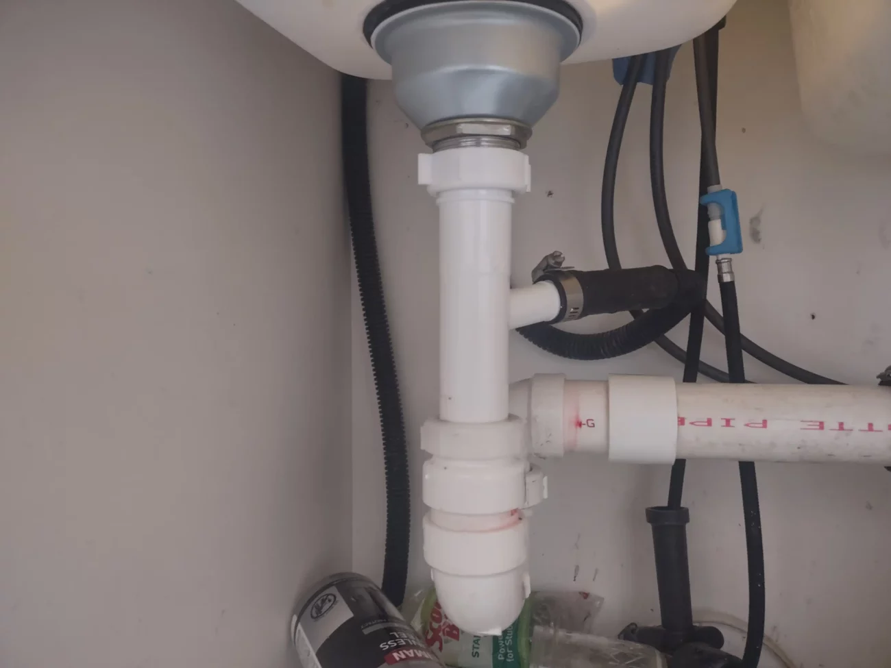 Remove garbage disposal and repipe drain – Stow MA