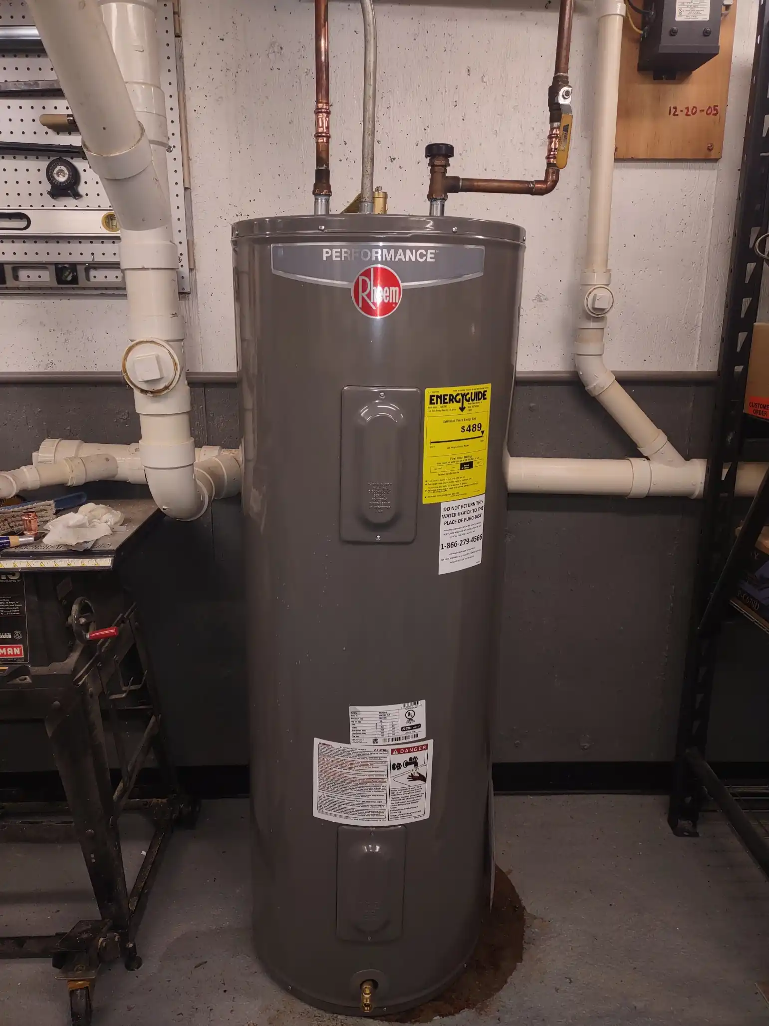 Pins 2 Thanksgiving Water Heater – Hudson MA – Richard T Curley Plumbing