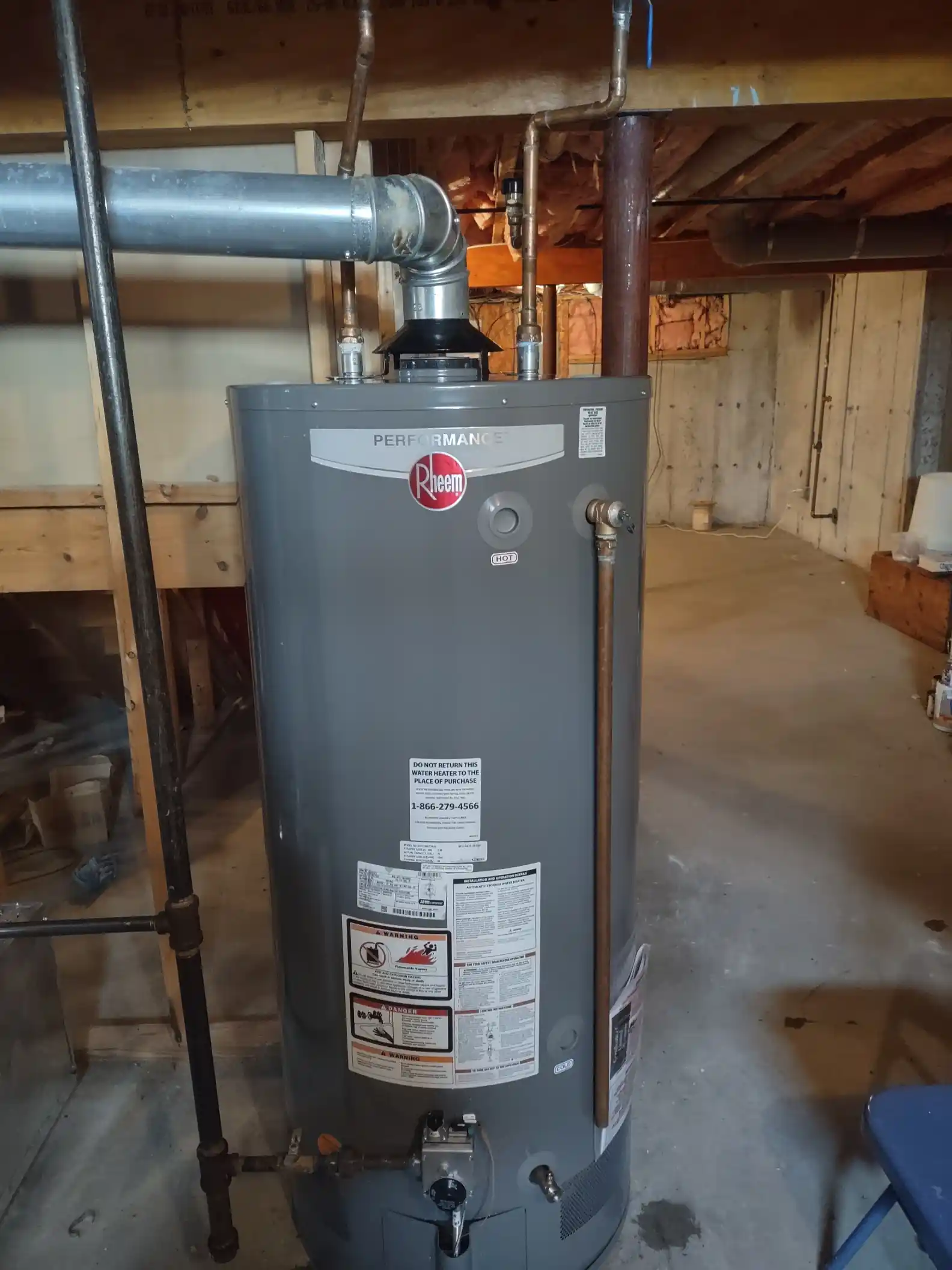Pins 2 Replacing a old water heater before a disaster – Berlin MA