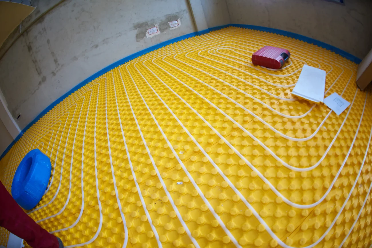Floor radiant heat