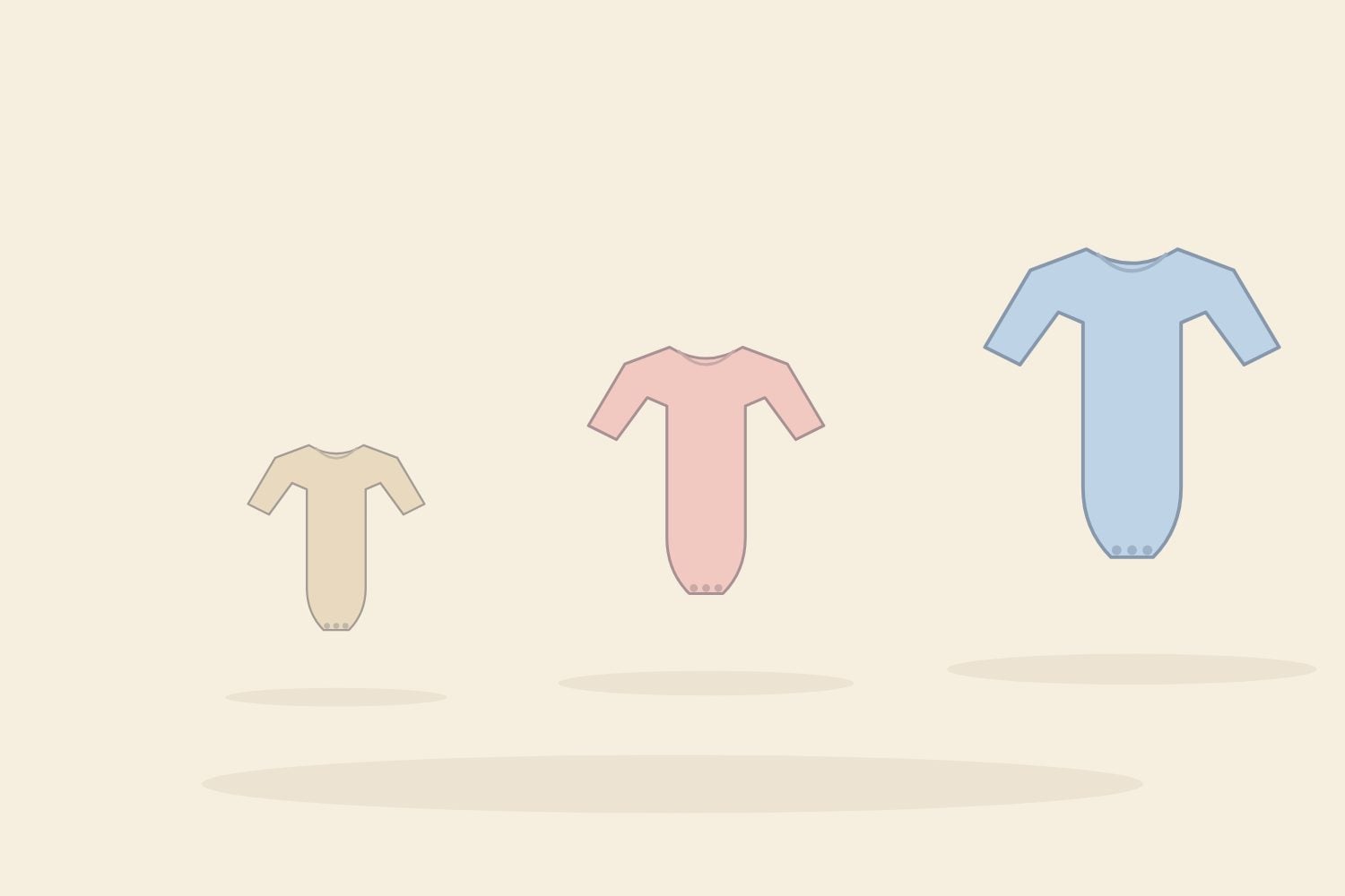 Illustration for the journal post: Baby clothes sizes in Australia, explained