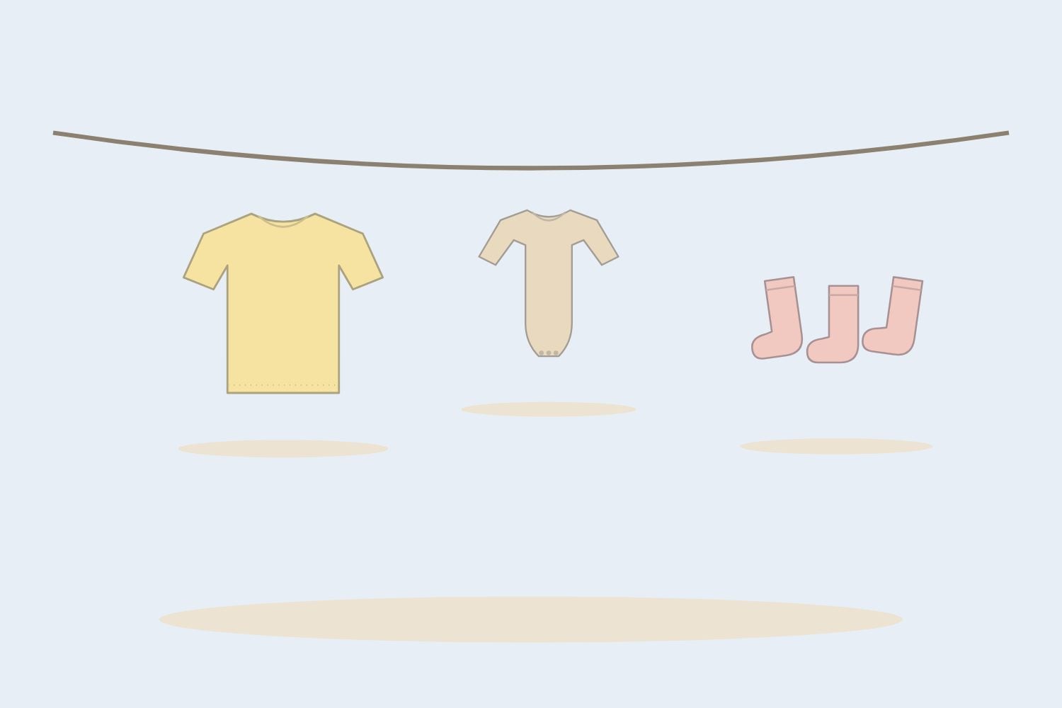 Illustration for the journal post: How to wash organic cotton baby clothes