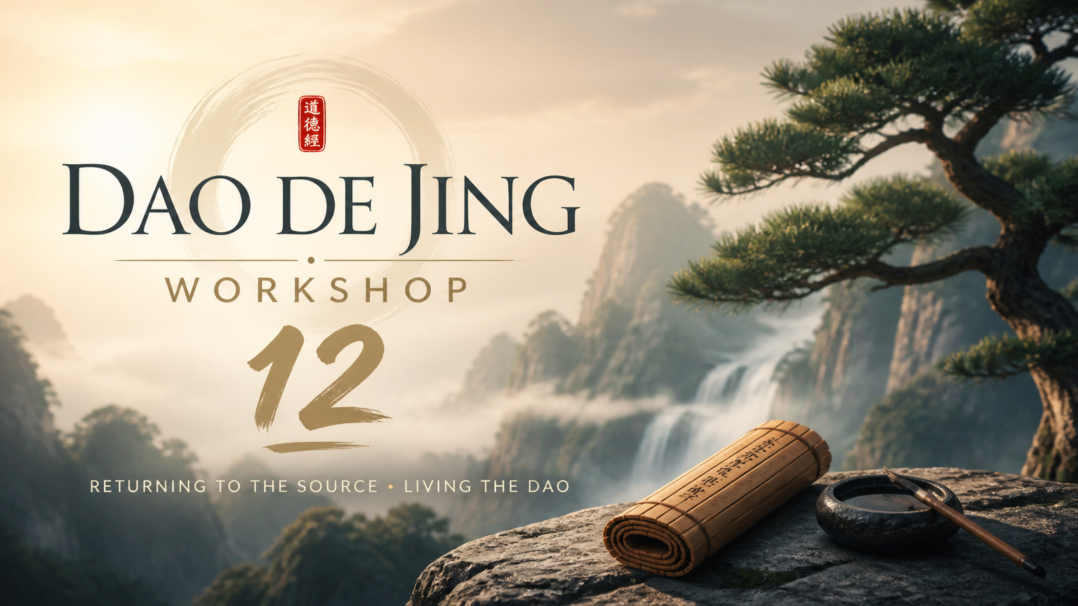 Dao De Jing Decoded: Yijing's Controversial Lens (Workshop 12) 16 Dao De Jing Workshop 12 Cover Banner